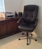 Executive Office Chair, HP Printer