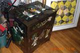 Several vintage oriental chests.