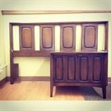 Broyhill Headboard with matching Night Stand. Headboard comes with full-size rails.