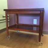 Grete Jalk Teak Danish drink cart.