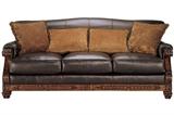 Casa Mollina Brown Leather Oversized Couch that is so very comfortable from Ashley Furniture Excellent condition