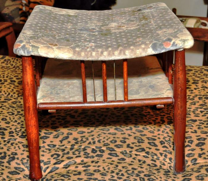 nice sewing seat all wood
