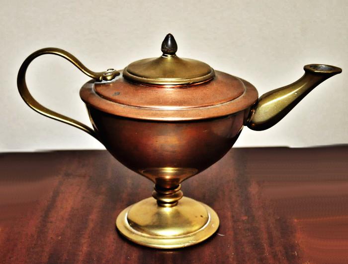 copper tea potty 