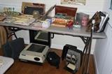 Kodak Ektagraphic slide projector model  AF-2 & Sears movie projector