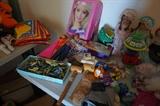Barbie & Ken, case and clothing, other vintage toys
