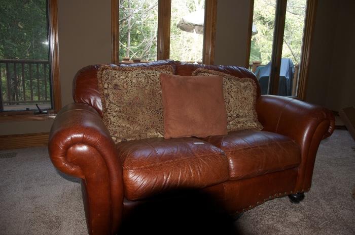 perfect condition leather sofa