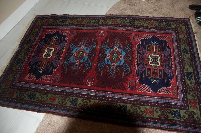 Turkish rug in MINT condition purchased in Turkey 18 years ago (per homeowner)