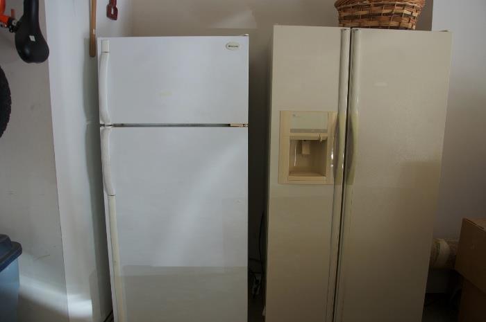 both refrigerators are nice and cold
