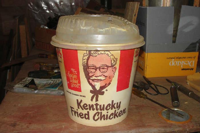 Get a bucket of chicken, finger-licking good.....  Many of us remember the commercial jingle.