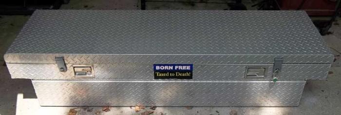 PICK-UP TRUCK TOOL BOX ~ CHROME PLATED