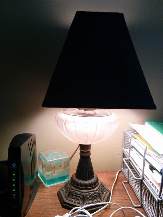 A real marriage of a desk lamp