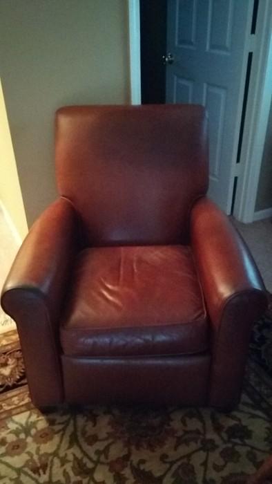 Cool leather club chair