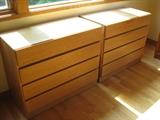 Danish Modern 4-Door Dressers