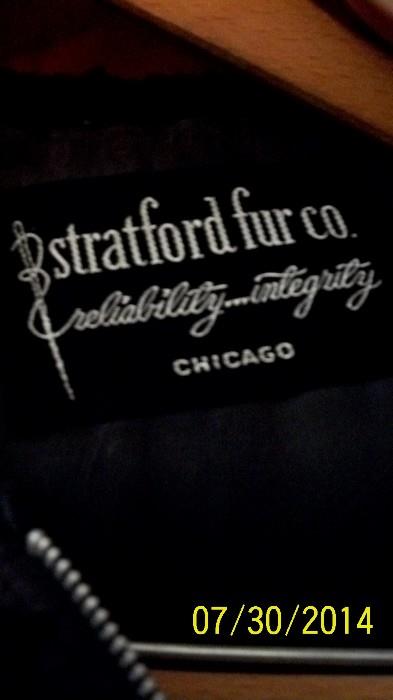 Stratford Fur co. Chicago