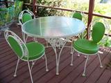 Retro patio furniture