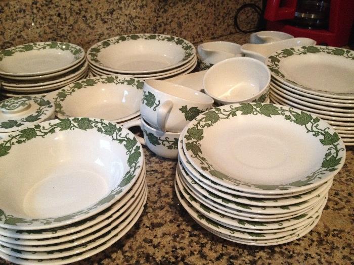 Full Set of "Ivy" Dishes