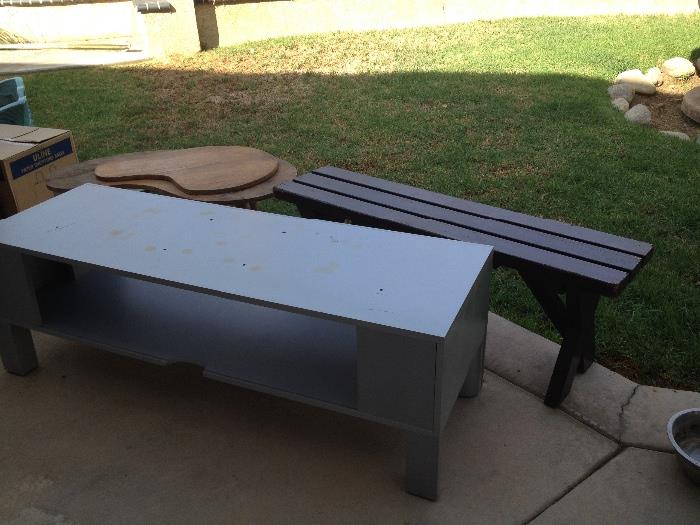 Picnic bench, TV stand