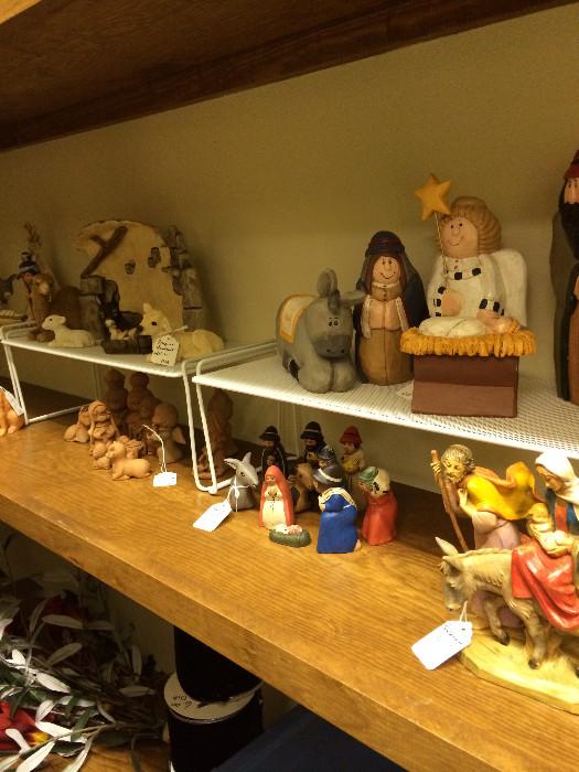                  More of the nativity scene collection
