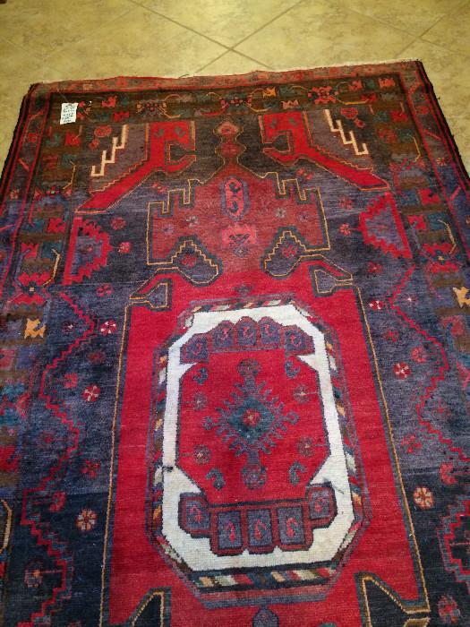                        Antique Persian 4.9 x 9 rug