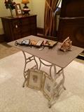                   Singer sewing machine base table