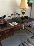                                Leather top desk