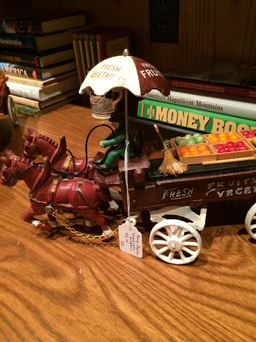                    Fresh fruit horse drawn wagon                (Coke wagon,too-not shown)