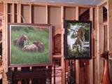 lots of art at such affordable prices..a jungle theme..cant you just see your man cave or office!! Roar!