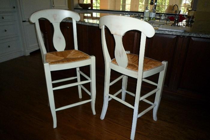 Set of two counter stools (seats are 26" high) $100