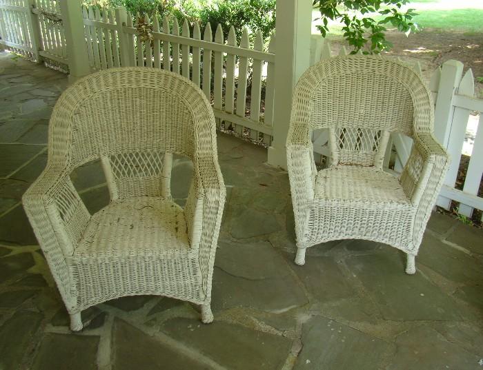 Pair of Wicker Chairs From Tavern On The Green