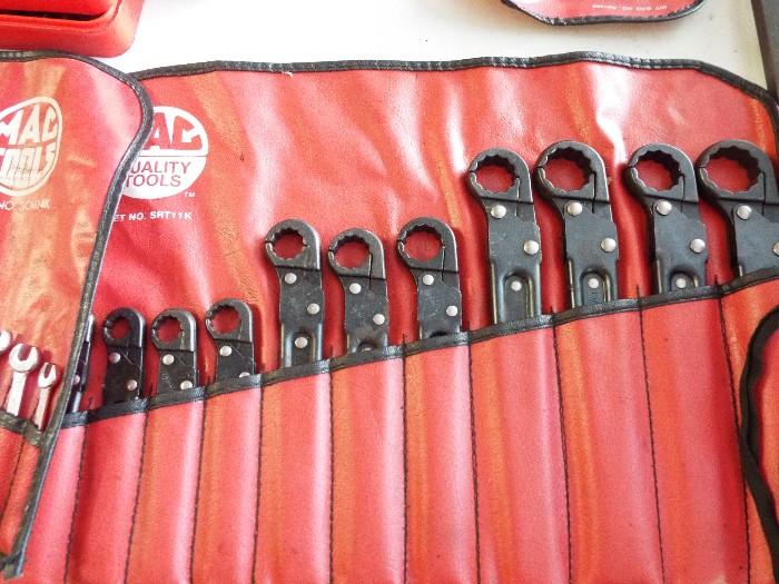 MAC closed end wrench set