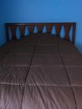 Full sized bed frame w/ headboard