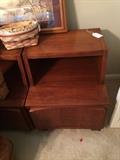                 2 mid-century modern night stands