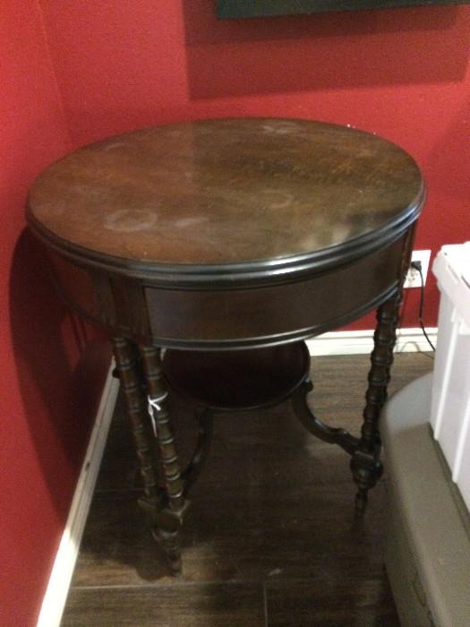                               Drum side table