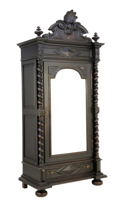 LOT 80: A FRENCH BAROQUE STYLE ARMOIRE