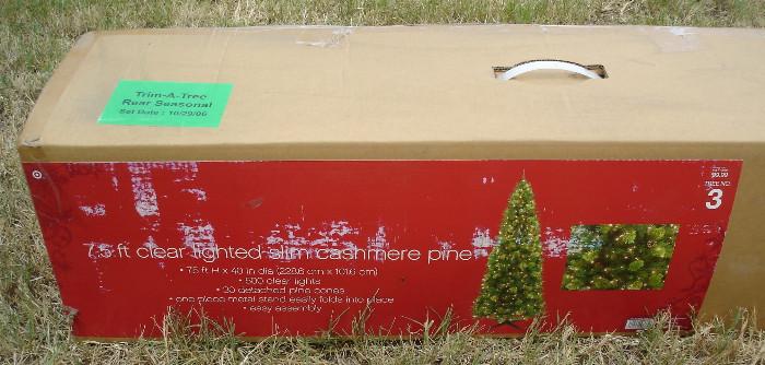 New in box Christmas tree