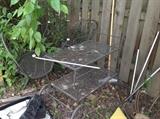 wroughtt iron patio funiture