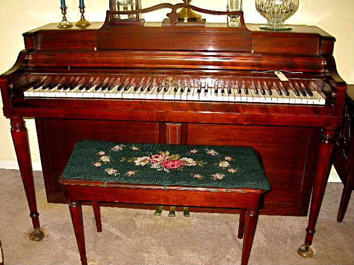 Wurlitzer spinet piano.  We will pay to move the piano within the DC area!