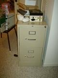 Metal 2-Drawer File Cabinet