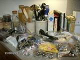 Lots of Kitchen Utensils, cookbooks and containers