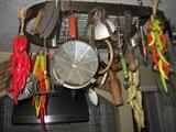 KITCHEN RACK AND UTENSILS