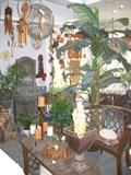 WIND CHIMES, FOUNTAIN, PATIO FURNITURE, SILK BANANA TREE