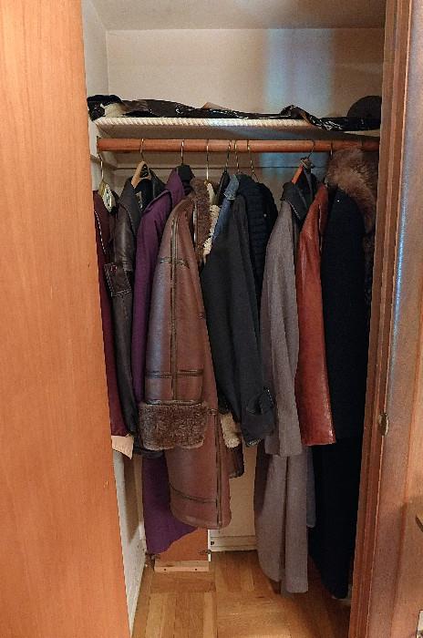 Great old coats in the closet!