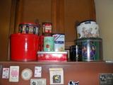 A few advertising and other tins