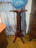 Beautiful plant stand with barley twist support--great condition--piece on top is not for sale