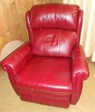 Red Leather Recliner