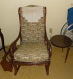 Antique Upholstered Rocker