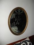 Oval Beveled Mirror