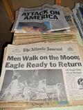 A few of the old newspapers