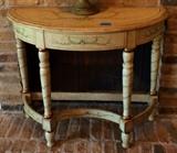 Painted foyer table.