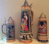 German beer steins